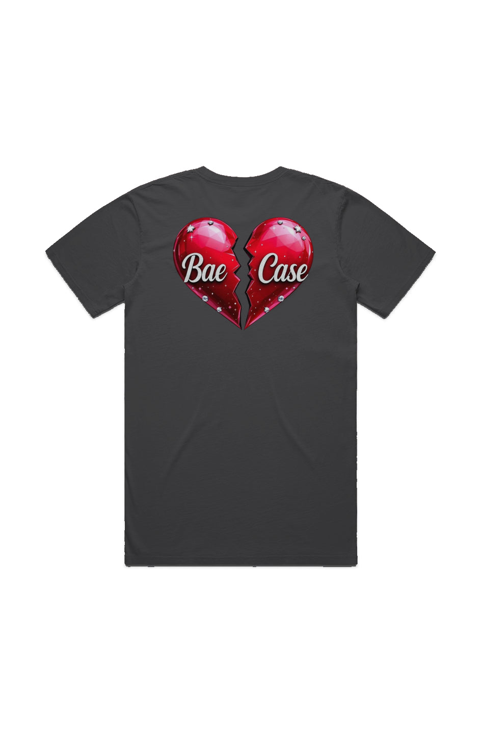 Broken Diamond Studded Heart Tee