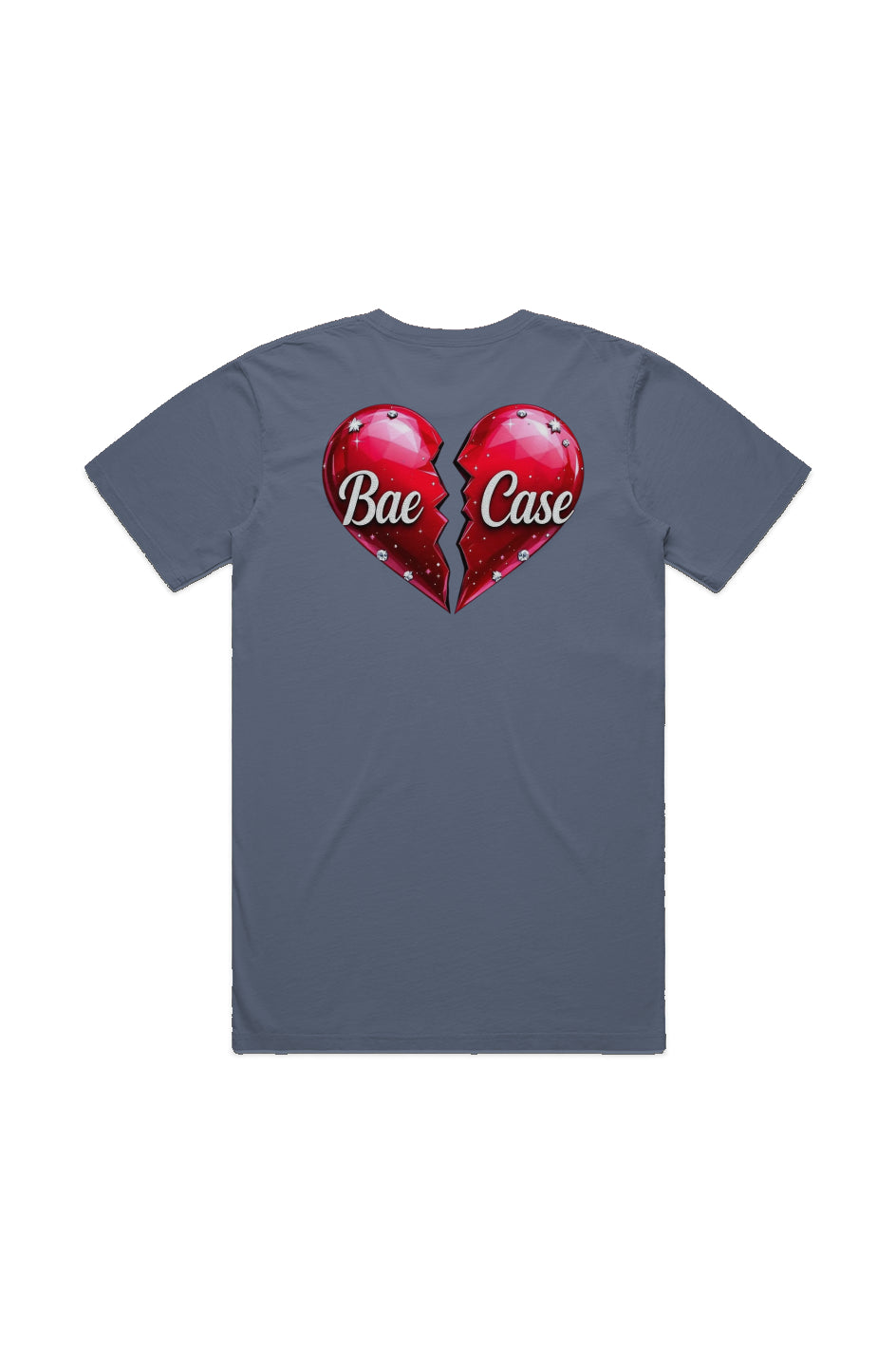Broken Diamond Studded Heart Tee