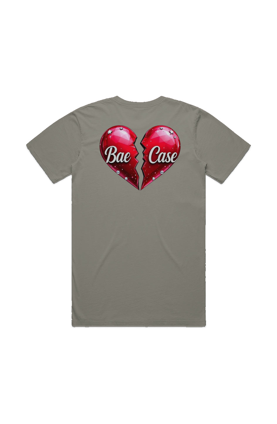 Broken Diamond Studded Heart Tee