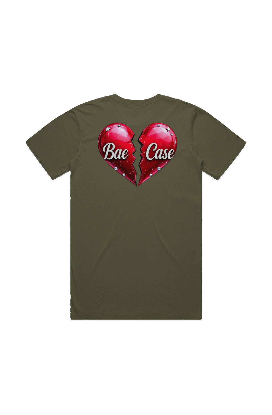 Broken Diamond Studded Heart Tee