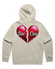 Broken Diamond Studded Heart Hoodie (Heavy/Faded)
