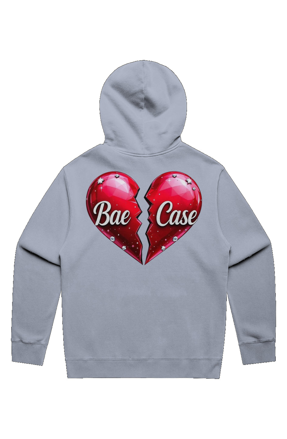 Broken Diamond Studded Heart Hoodie (Heavy/Faded)
