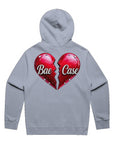 Broken Diamond Studded Heart Hoodie (Heavy/Faded)