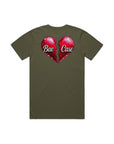 Broken Diamond Studded Heart Tee