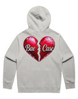 Broken Diamond Studded Heart Hoodie (Heavy/Faded)